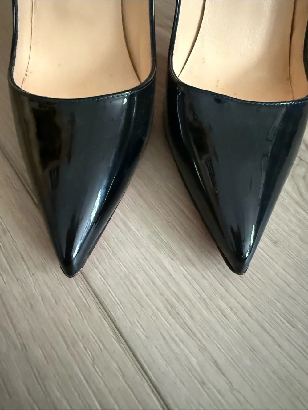 Christian Louboutin So Kate Black Patent Leather Pointed-Toe Pumps 120mm